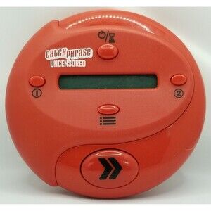 Catch Phrase Uncensored C2986 Adult Red Electronic Handheld Party Game